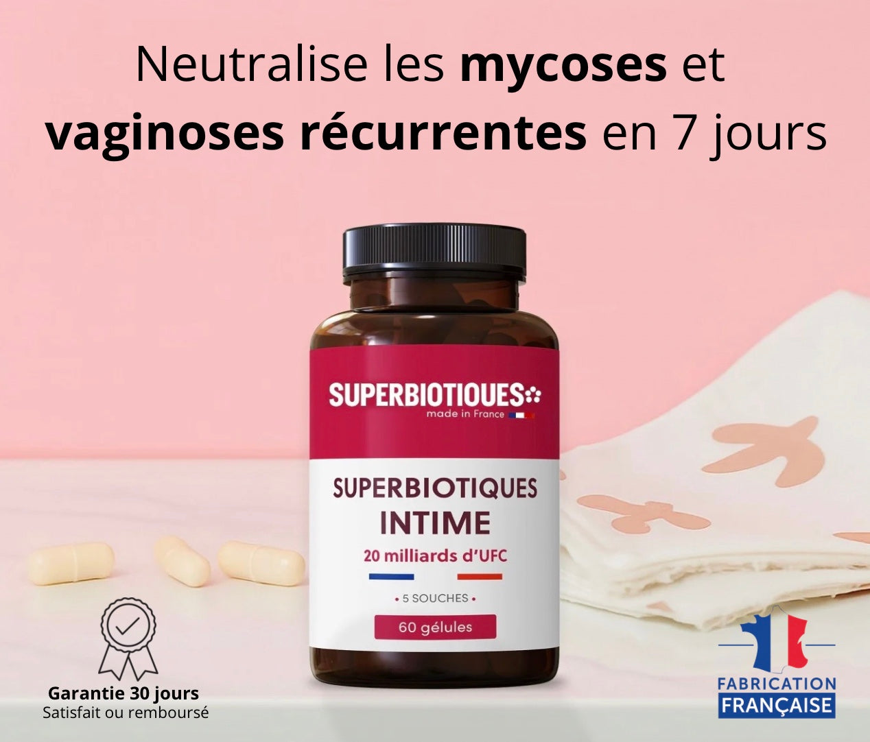 Probiotiques contre mycoses et vaginoses à répétition